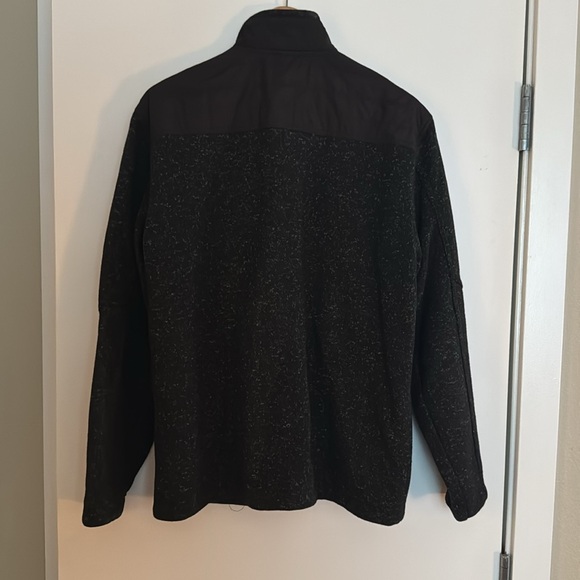 Stoic (Backcountry) Black, Grey Speckled, and Red Accents Zip-Up Jacket - Picture 8 of 12